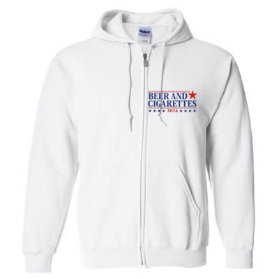 Beer And Cigarettes 2024 Full Zip Hoodie