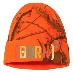 Born Again Christian Easter God Baptism Born Squared (Born)2 Kati Licensed 12" Camo Beanie