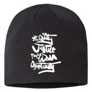 Be A Change Maker Justice Opportunity Sustainable Beanie