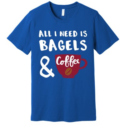 Bagels And Coffee Bagel Lover Gift Premium T-Shirt