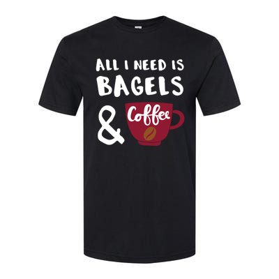 Bagels And Coffee Bagel Lover Gift Softstyle® CVC T-Shirt