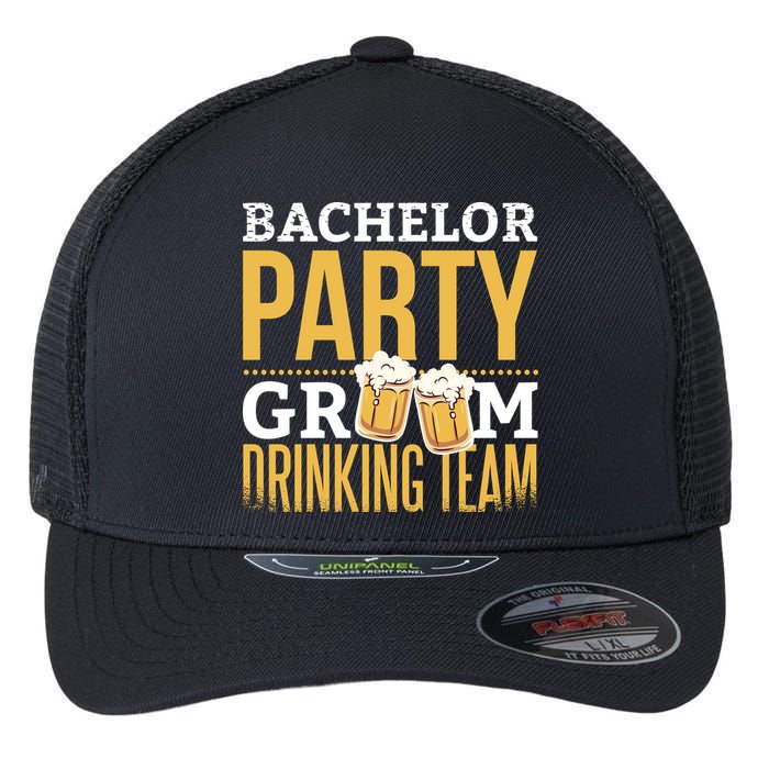 Bachelor Drinking Party Flexfit Unipanel Trucker Cap