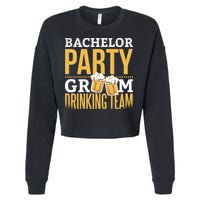 Bachelor Drinking Party Cropped Pullover Crew