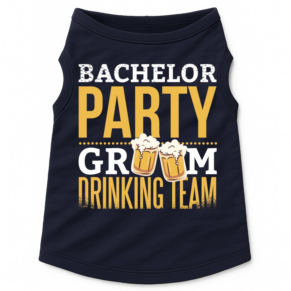 Bachelor Drinking Party Doggie Tank