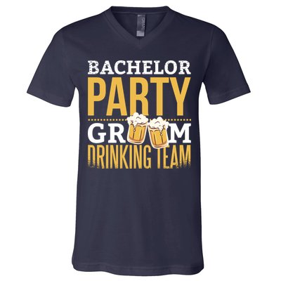 Bachelor Drinking Party V-Neck T-Shirt