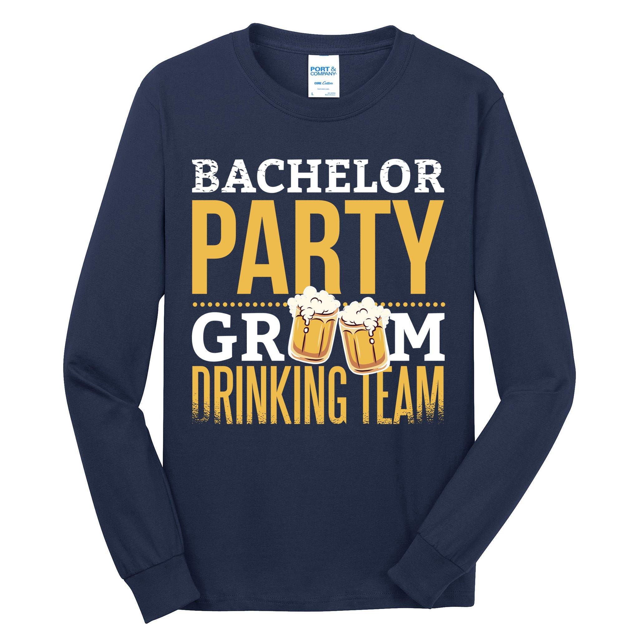 Bachelor Drinking Party Tall Long Sleeve T-Shirt
