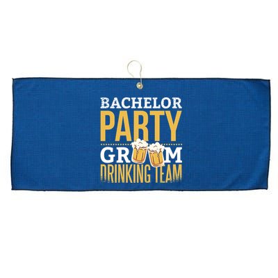 Bachelor Drinking Party Large Microfiber Waffle Golf Towel