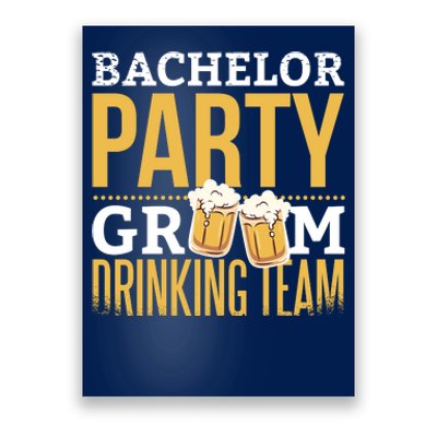 Bachelor Drinking Party Poster