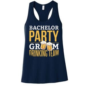 Bachelor Drinking Party Women's Racerback Tank