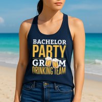 Bachelor Drinking Party Womens Tank Top