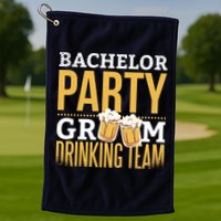 Bachelor Drinking Party Golf Towel