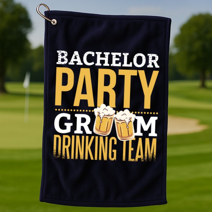 Bachelor Drinking Party Golf Towel