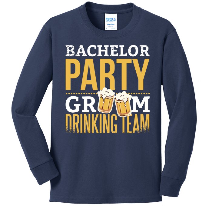 Bachelor Drinking Party Kids Long Sleeve Shirt