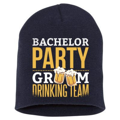 Bachelor Drinking Party Short Acrylic Beanie