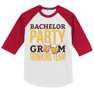 Bachelor Drinking Party Kids Colorblock Raglan Jersey