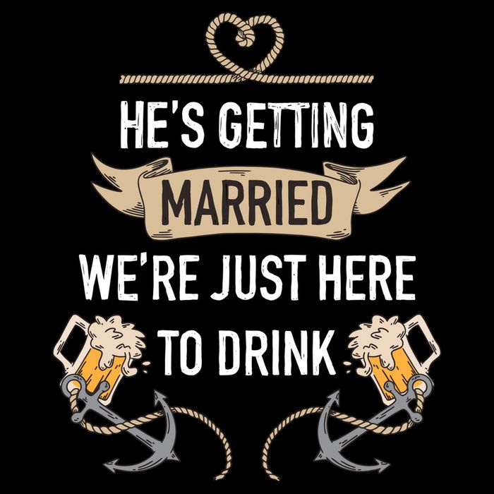 Bachelor Groom Drinking Cooling Performance Crew T-Shirt