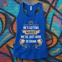 Bachelor Groom Drinking Womens Tank Top