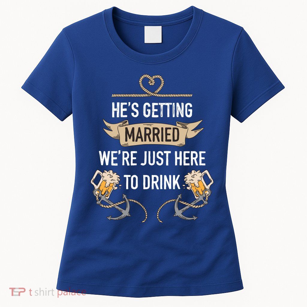 Bachelor Groom Drinking Women's T-Shirt