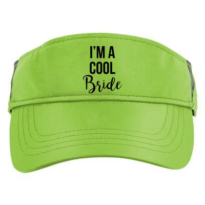 Bachelorette I'm A Cool Bride Adult Drive Performance Visor