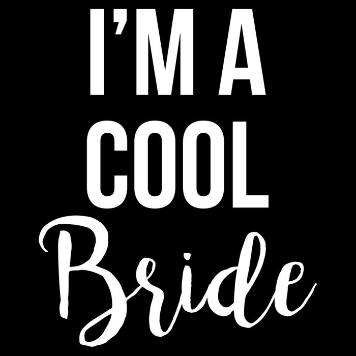 Bachelorette I'm A Cool Bride Doggie Tank