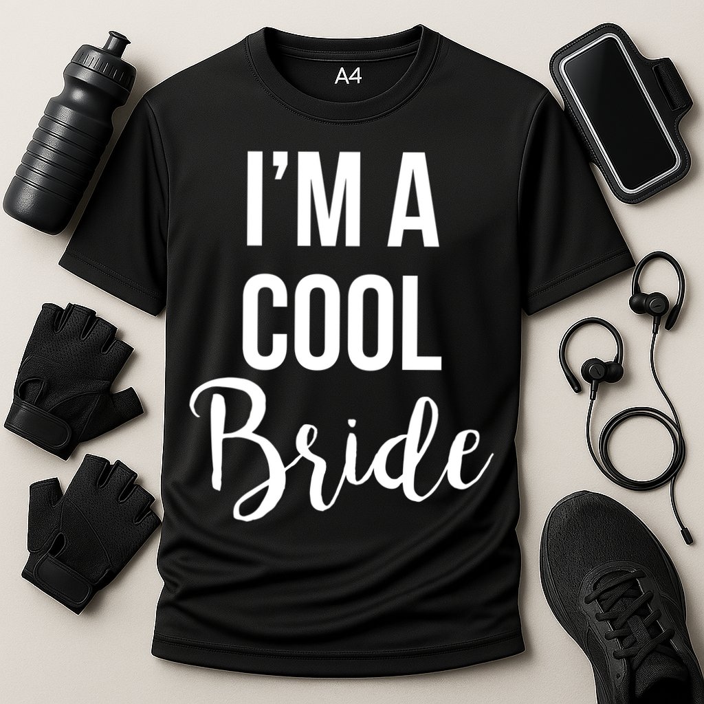 Bachelorette I'm A Cool Bride Cooling Performance Crew T-Shirt