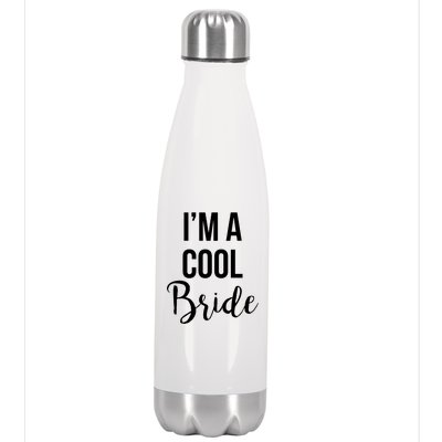 Bachelorette I'm A Cool Bride Stainless Steel Insulated Water Bottle