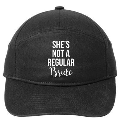 Bachelorette She's Not A Regular Bride 7-Panel Snapback Hat
