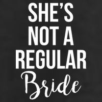 Bachelorette She's Not A Regular Bride Golf Towel