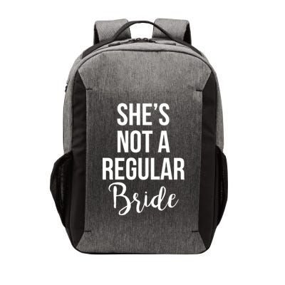 Bachelorette She's Not A Regular Bride Vector Backpack