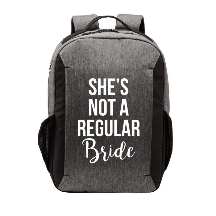 Bachelorette She's Not A Regular Bride Vector Backpack