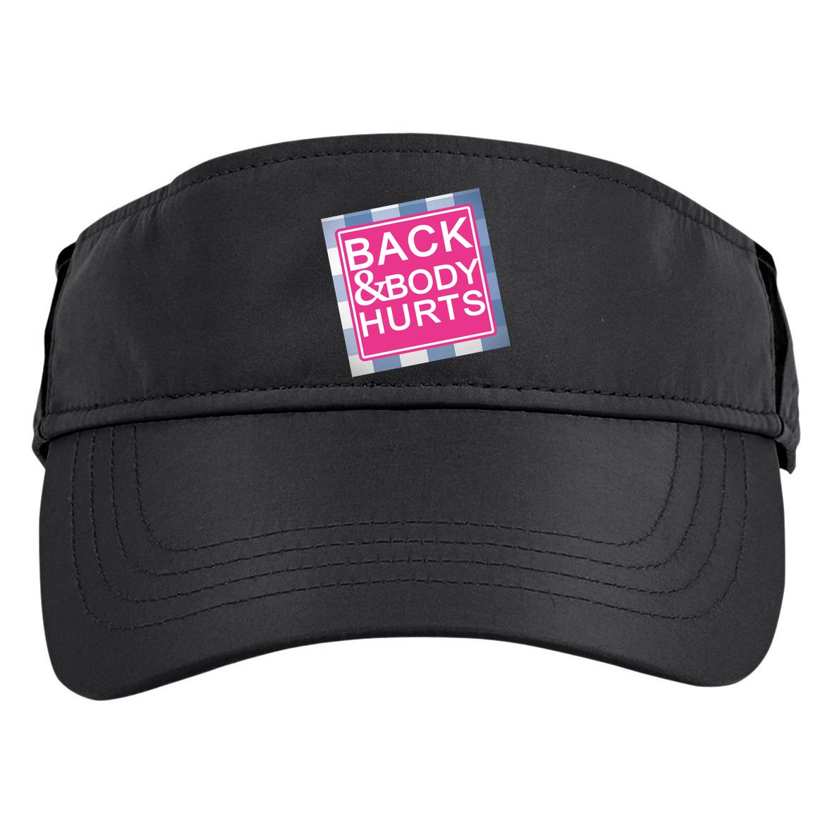 Back & Body Hurts Adult Drive Performance Visor
