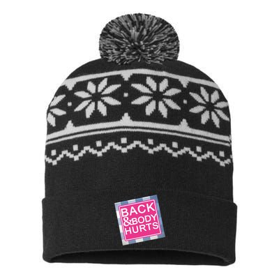 Back & Body Hurts USA-Made Snowflake Beanie