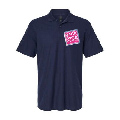 Back & Body Hurts Softstyle Adult Sport Polo