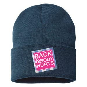 Back & Body Hurts Sustainable Knit Beanie