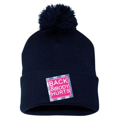 Back & Body Hurts Pom Pom 12in Knit Beanie