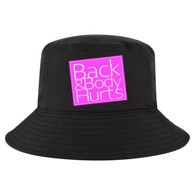 Back & Body Hurts Pink Logo Cool Comfort Performance Bucket Hat