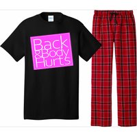 Back & Body Hurts Pink Logo Pajama Set