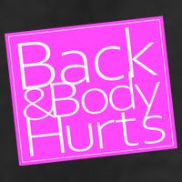 Back & Body Hurts Pink Logo Trucker Hat