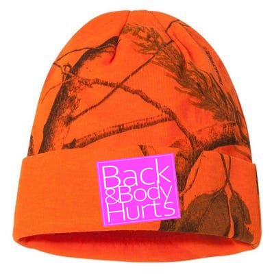 Back & Body Hurts Pink Logo Kati Licensed 12" Camo Beanie