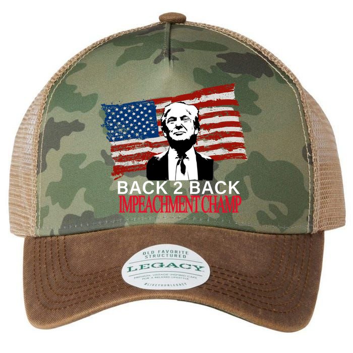 Back 2 Back Impeachment Champ Legacy Tie Dye Trucker Hat