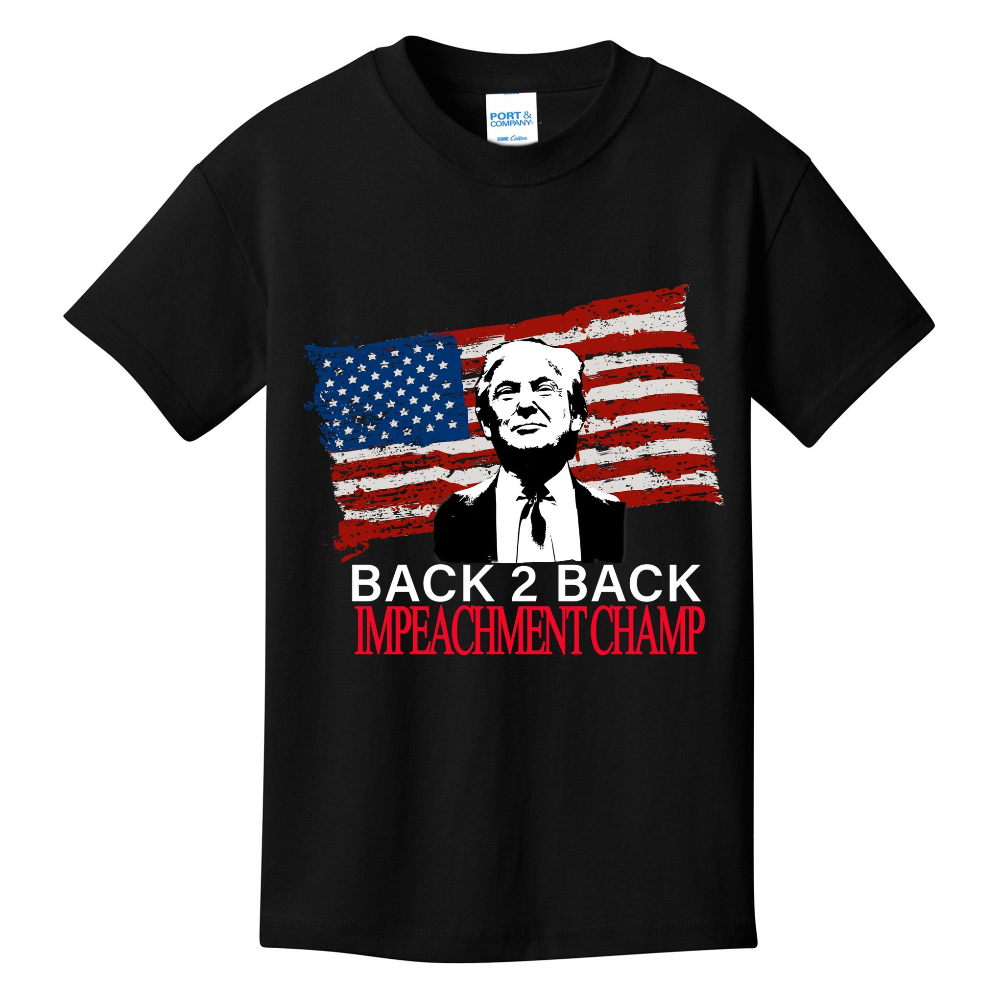 Back 2 Back Impeachment Champ Kids T-Shirt