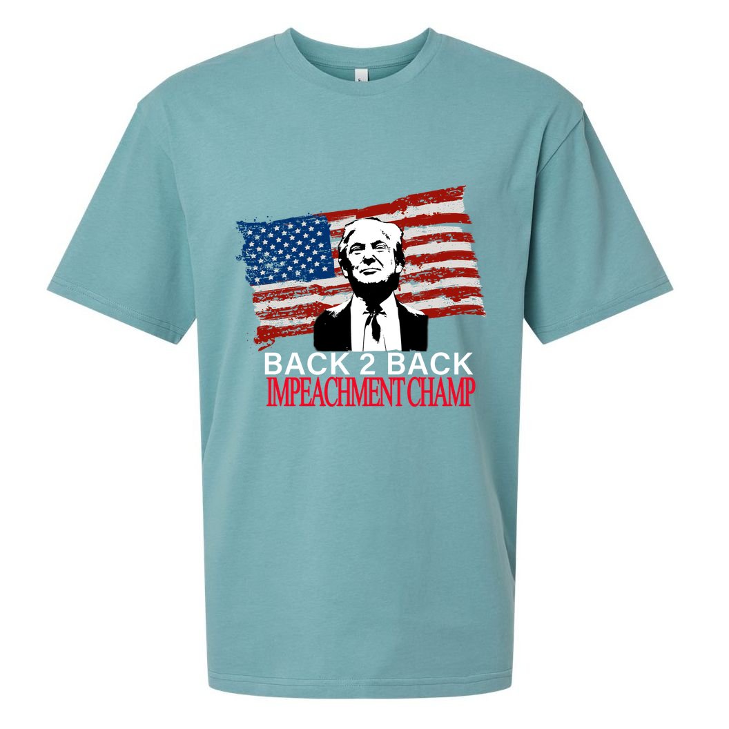 Back 2 Back Impeachment Champ Sueded Cloud Jersey T-Shirt