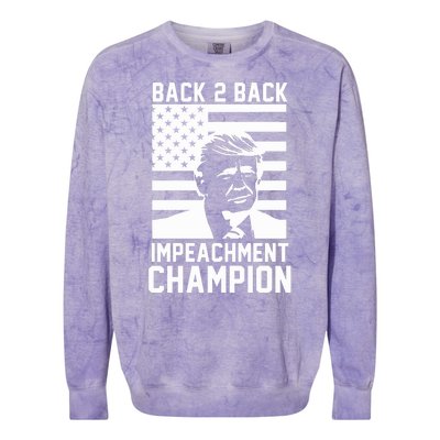 Back 2 Back Impeachment Champion Colorblast Crewneck Sweatshirt