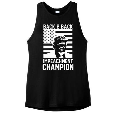 Back 2 Back Impeachment Champion Ladies PosiCharge Tri-Blend Wicking Tank