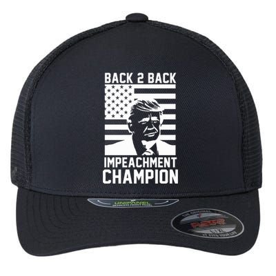 Back 2 Back Impeachment Champion Flexfit Unipanel Trucker Cap