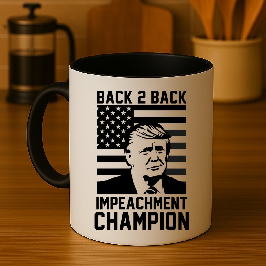 Back 2 Back Impeachment Champion Mug