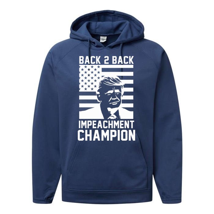 Back 2 Back Impeachment Champion Performance Fleece Hoodie