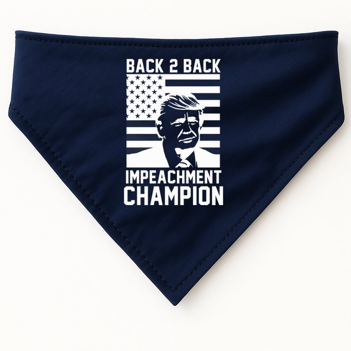 Back 2 Back Impeachment Champion USA-Made Doggie Bandana
