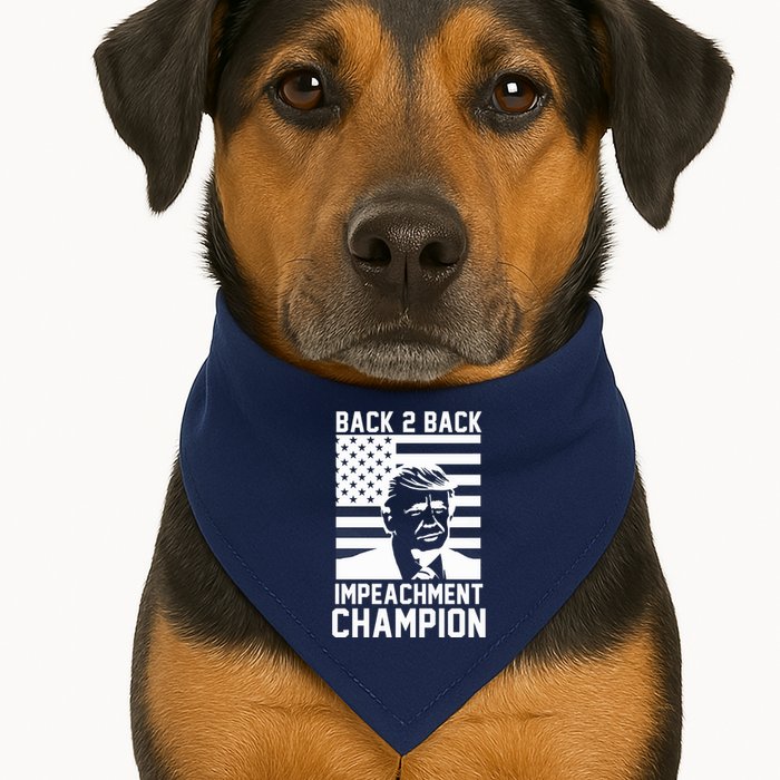 Back 2 Back Impeachment Champion USA-Made Doggie Bandana