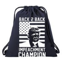 Back 2 Back Impeachment Champion Drawstring Bag